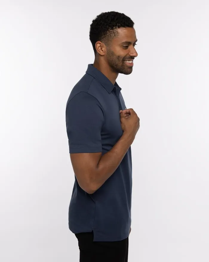 Men TOUR GUIDE POLO Blue Nights TravisMathew Polos