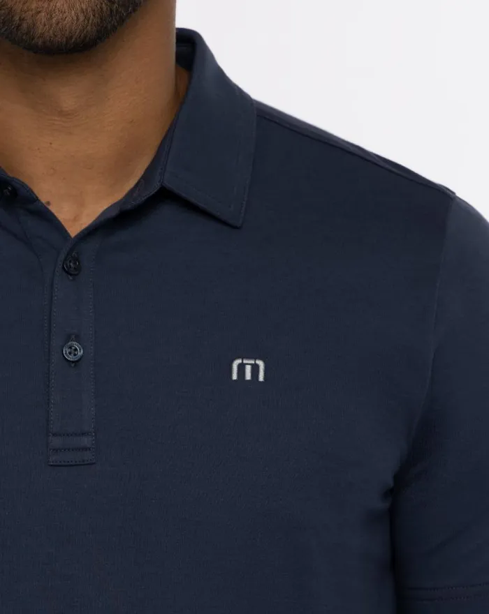 Men TOUR GUIDE POLO Blue Nights TravisMathew Polos