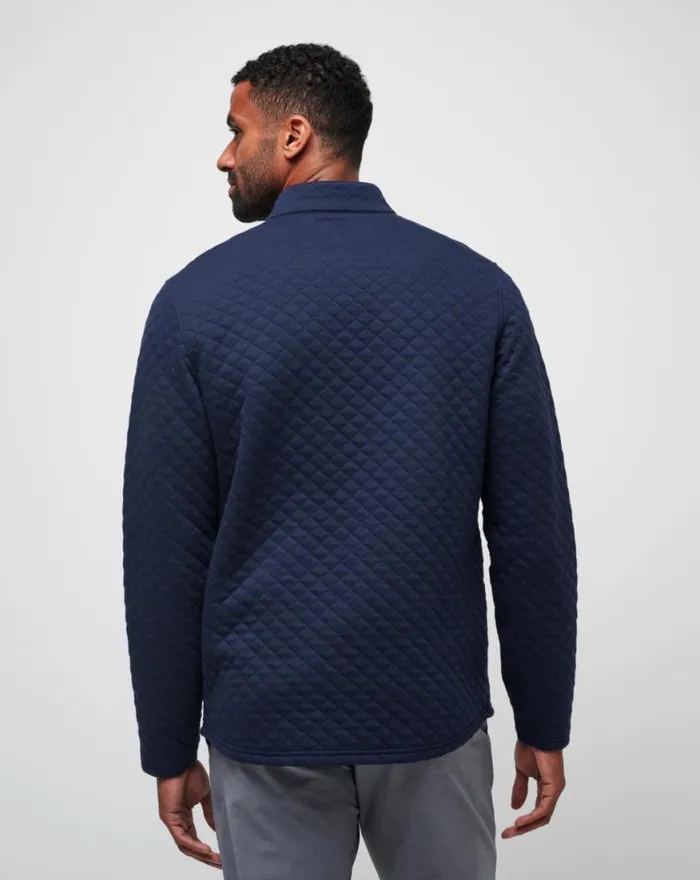Men TRANSATLANTIC QUARTER ZIP Total Eclipse TravisMathew Quarter Zips
