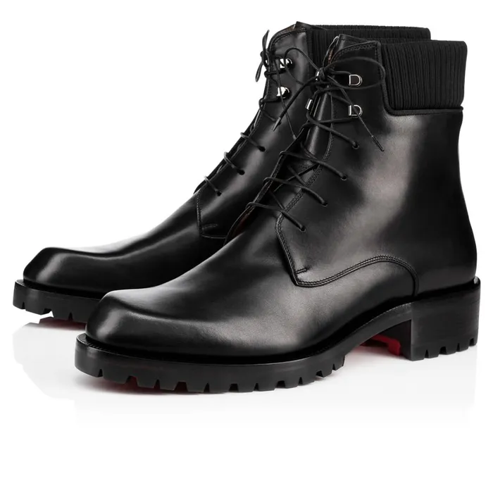 Men Trapman Ankle Boots 8211 Calf Leather 8211 Black Black Christian Louboutin Ankle Boots Men Trapman Ankle Boots 8211 Calf Leather 8211 Black Black Christian Louboutin Ankle Boots