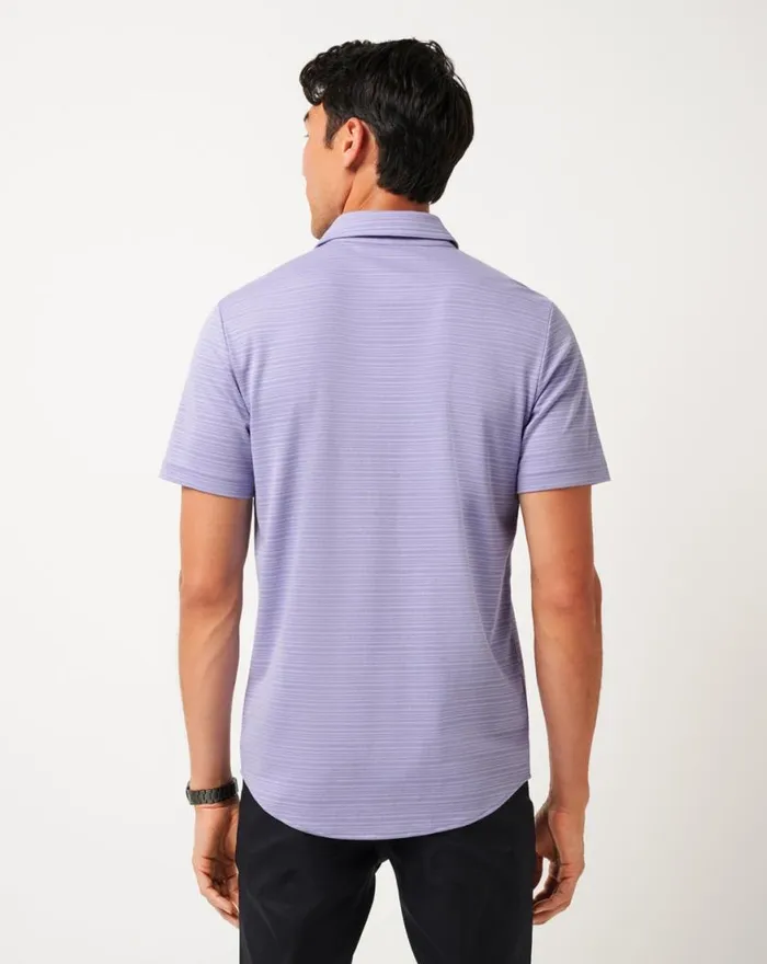 Men TRIP TO THE CITY BUTTONUP Heather Violet Storm TravisMathew ButtonUps