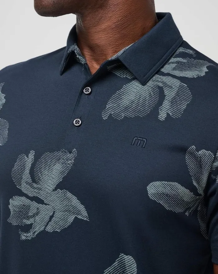 Men TROPICAL TOUR POLO Total Eclipse TravisMathew Polos