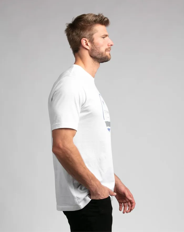 Men TWIN CITIES TEE White TravisMathew Tees