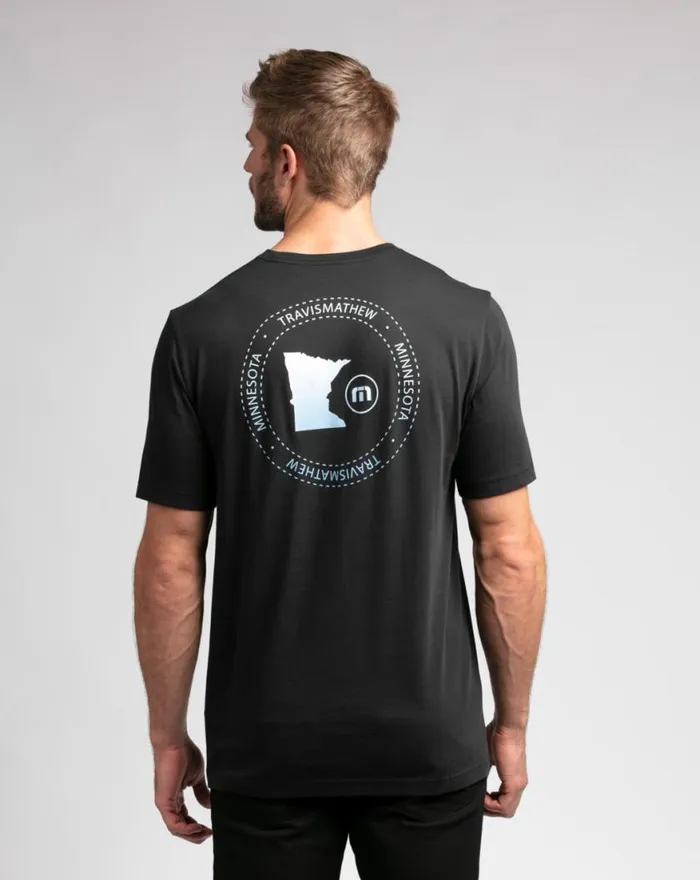 Men UFF DA 20 TEE Black TravisMathew Tees