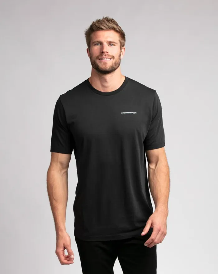 Men UFF DA 20 TEE Black TravisMathew Tees Men UFF DA 20 TEE Black TravisMathew Tees