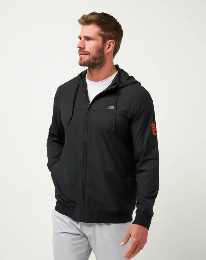 Men USC WANDERLUST HOODIE Black TravisMathew Hoodies and Sweatshirts