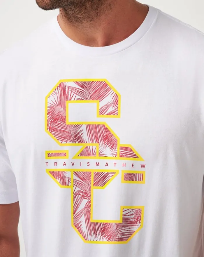 Men USC WAR PAINT TEE White TravisMathew Tees
