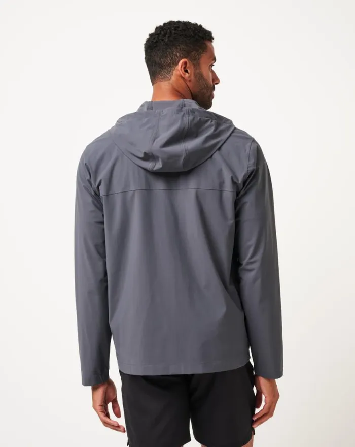 Men WALKING TOUR FULL ZIP Ebony TravisMathew Jackets