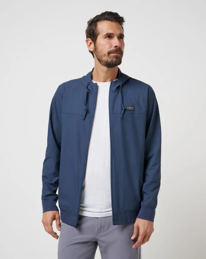 Men WANDERLUST HOODIE Mood Indigo TravisMathew Hoodies and Sweatshirts