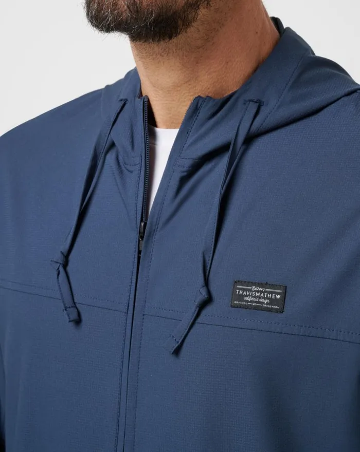 Men WANDERLUST HOODIE Mood Indigo TravisMathew Hoodies and Sweatshirts