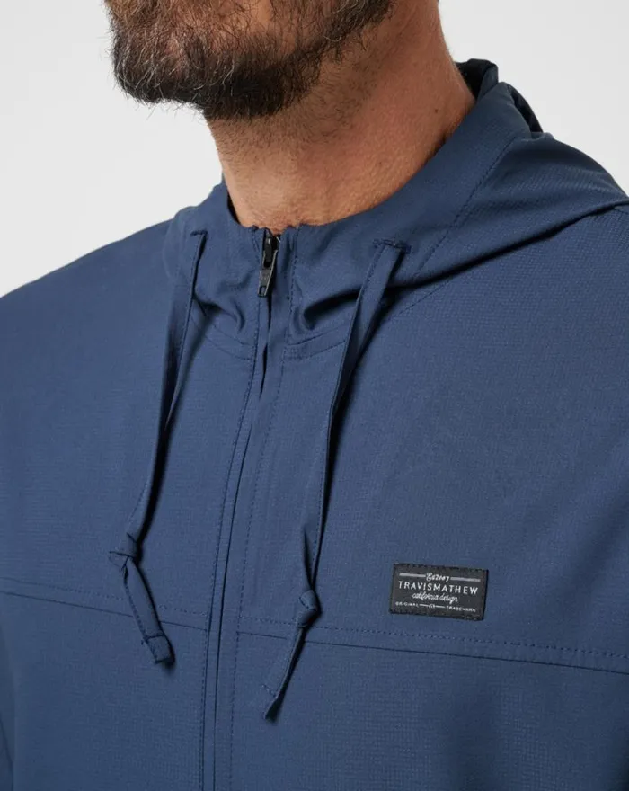 Men WANDERLUST HOODIE Mood Indigo TravisMathew Hoodies and Sweatshirts