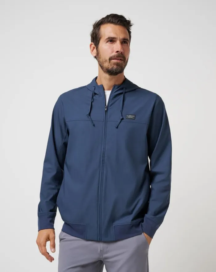 Men WANDERLUST HOODIE Mood Indigo TravisMathew Hoodies and Sweatshirts