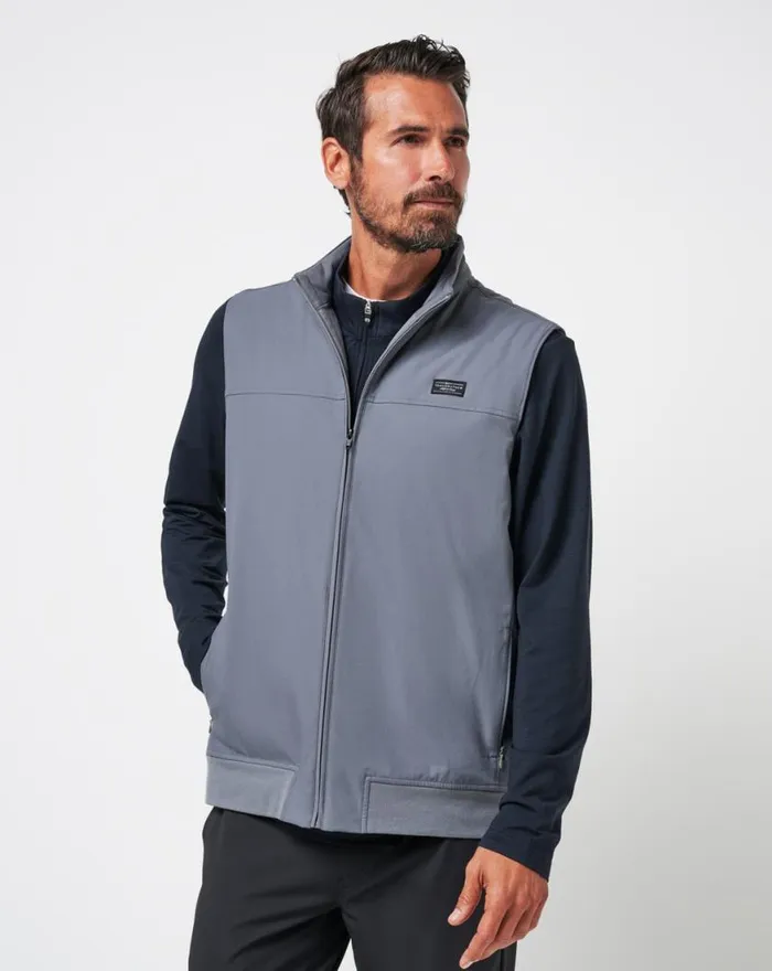 Men WANDERLUST VEST Quiet Shade TravisMathew Vests