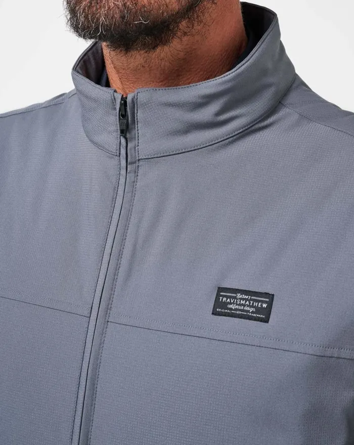 Men WANDERLUST VEST Quiet Shade TravisMathew Vests