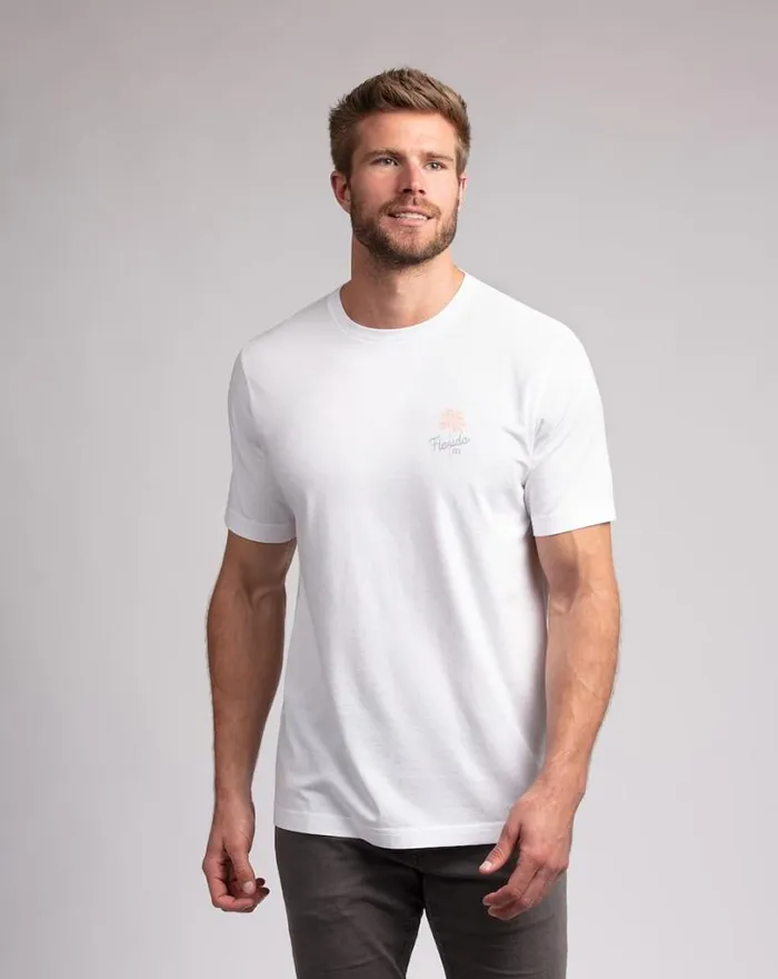 Men WHITE SANDS TEE White TravisMathew Tees