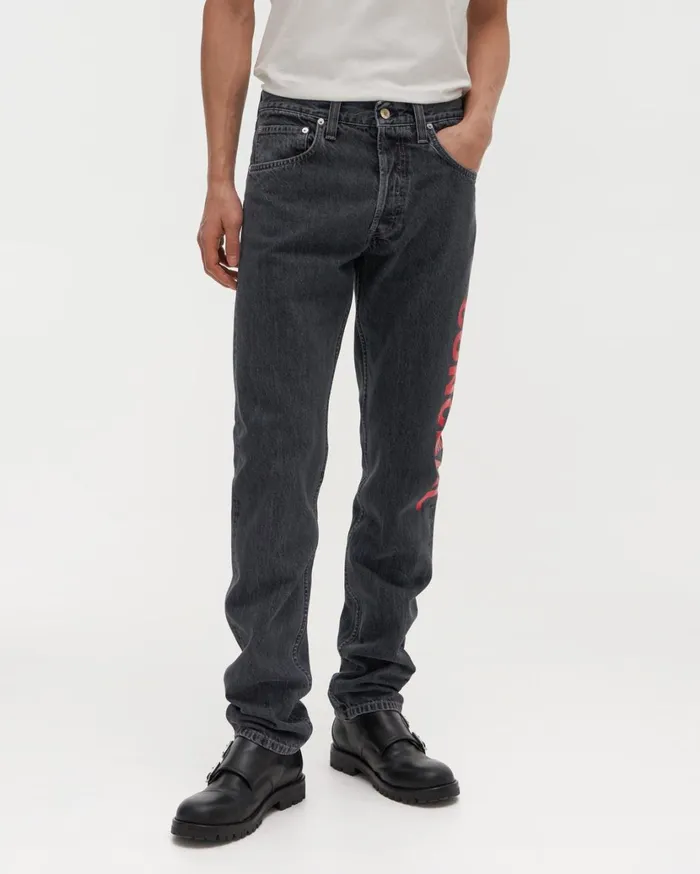Men Willie Norris Masc Hi Straight Jean Acc Midnight Stone Universe Helmut Lang Pants