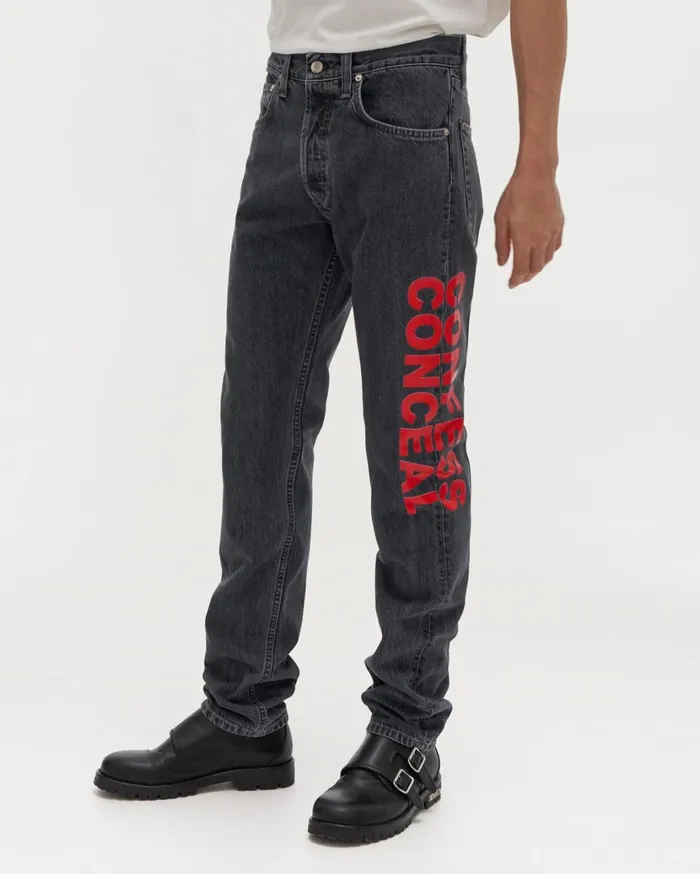 Men Willie Norris Masc Hi Straight Jean Acc Midnight Stone Universe Helmut Lang Pants