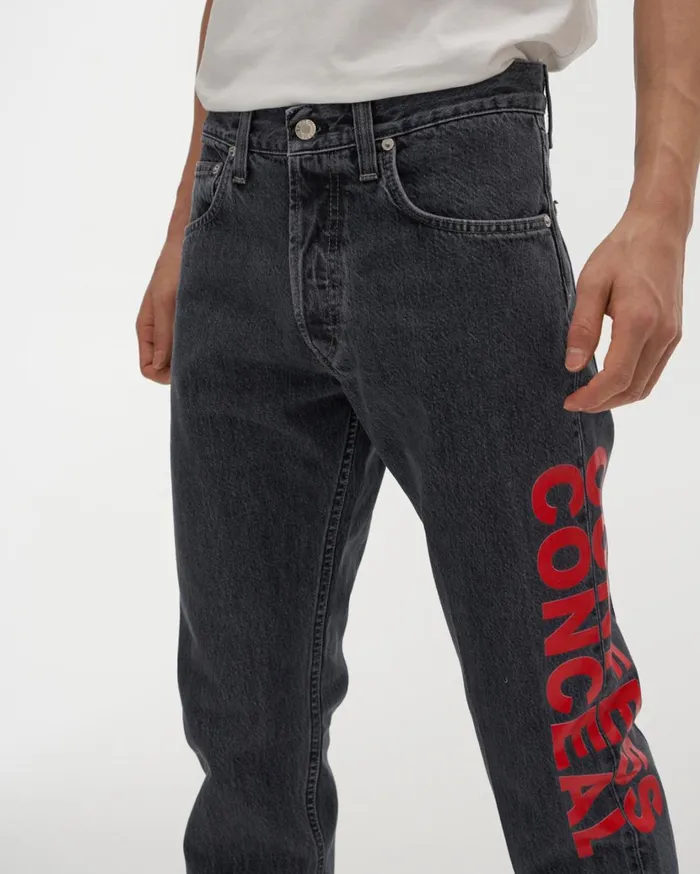 Men Willie Norris Masc Hi Straight Jean Acc Midnight Stone Universe Helmut Lang Pants