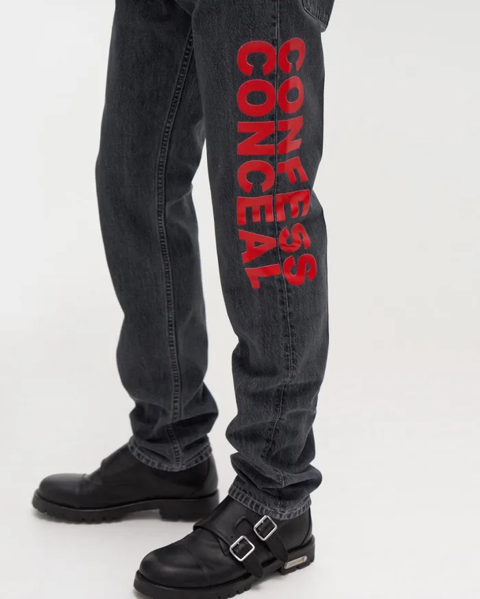 Men Willie Norris Masc Hi Straight Jean Acc Midnight Stone Universe Helmut Lang Pants