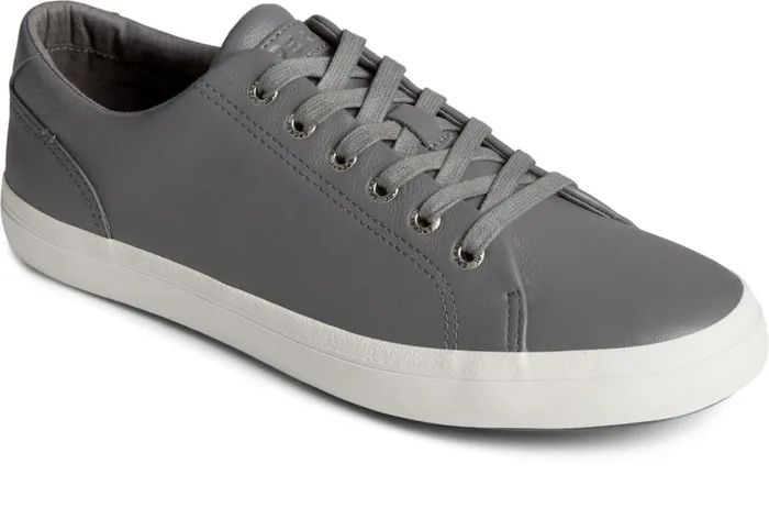 MenWomen Striper II LLT Leather Sneaker Grey Sperry Sneakers