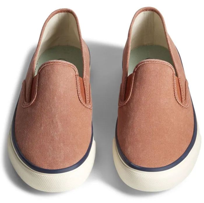MenWomen Unisex Cloud Slip On Deck Sneaker Washed Red Sperry Sneakers
