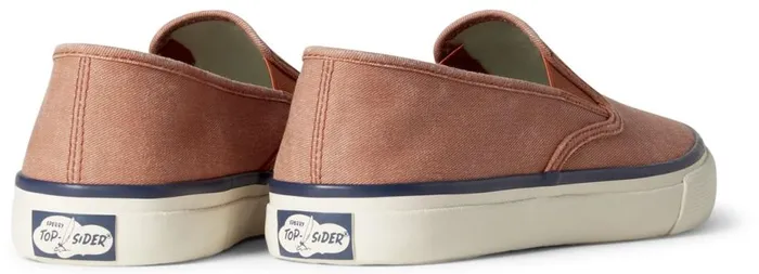 MenWomen Unisex Cloud Slip On Deck Sneaker Washed Red Sperry Sneakers