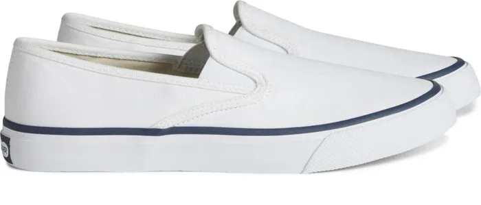 MenWomen Unisex Cloud Slip On Deck Sneaker White Sperry Sneakers