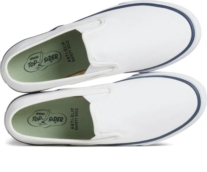 MenWomen Unisex Cloud Slip On Deck Sneaker White Sperry Sneakers