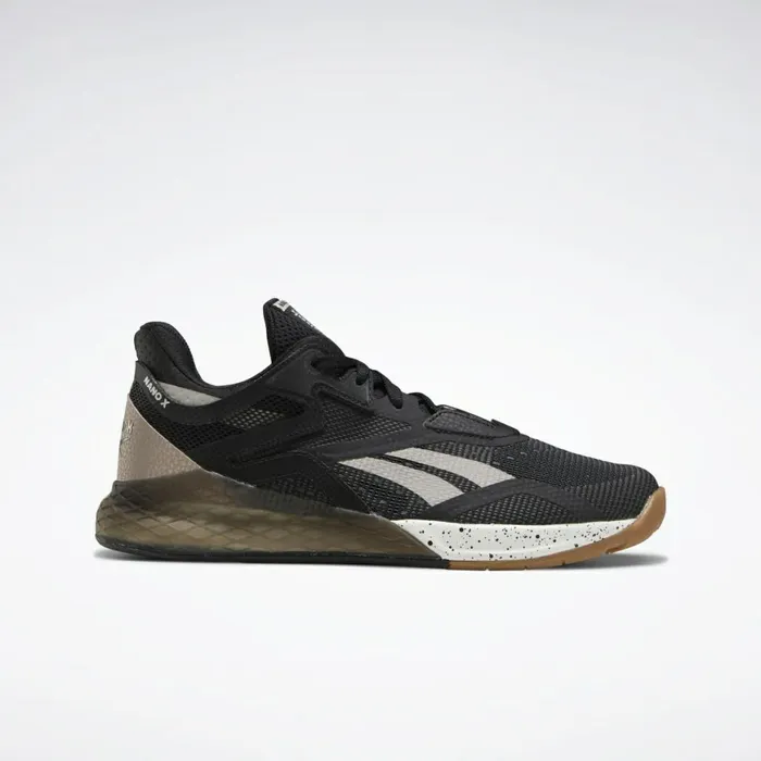 Nano Womens Reebok Nano X Training Shoes Black Moondust Met Chalk