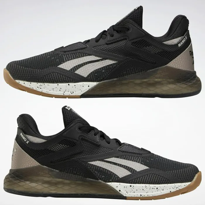Nano Womens Reebok Nano X Training Shoes Black Moondust Met Chalk