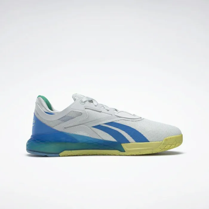 Nano Womens Reebok Nano X Training Shoes True Grey 1 Horizon Blue Chartreuse