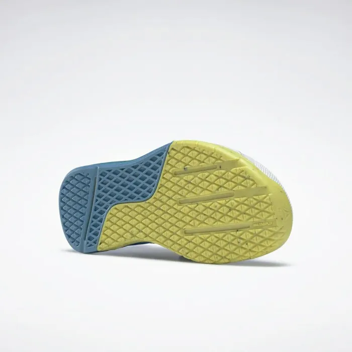 Nano Womens Reebok Nano X Training Shoes True Grey 1 Horizon Blue Chartreuse