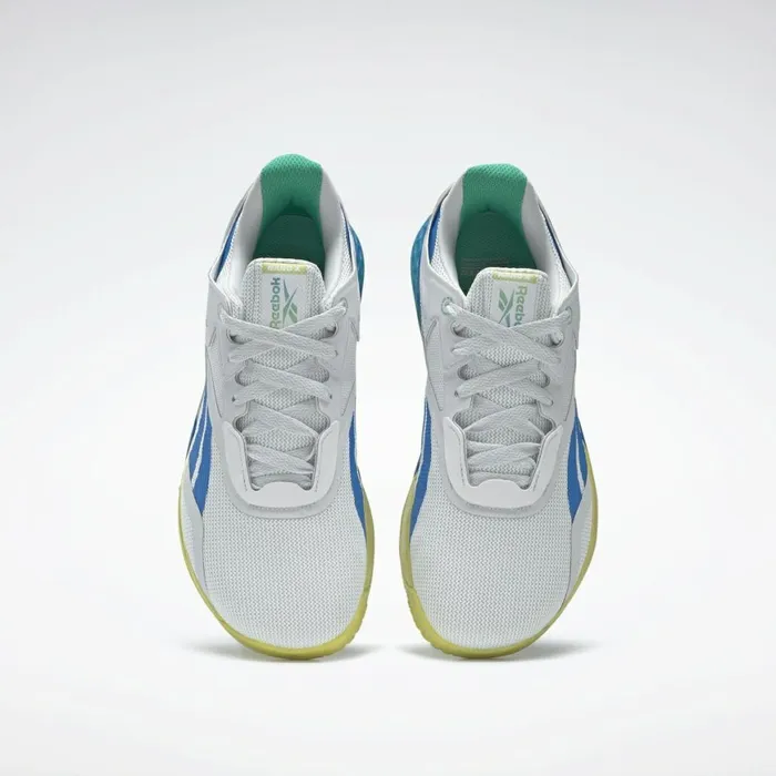 Nano Womens Reebok Nano X Training Shoes True Grey 1 Horizon Blue Chartreuse