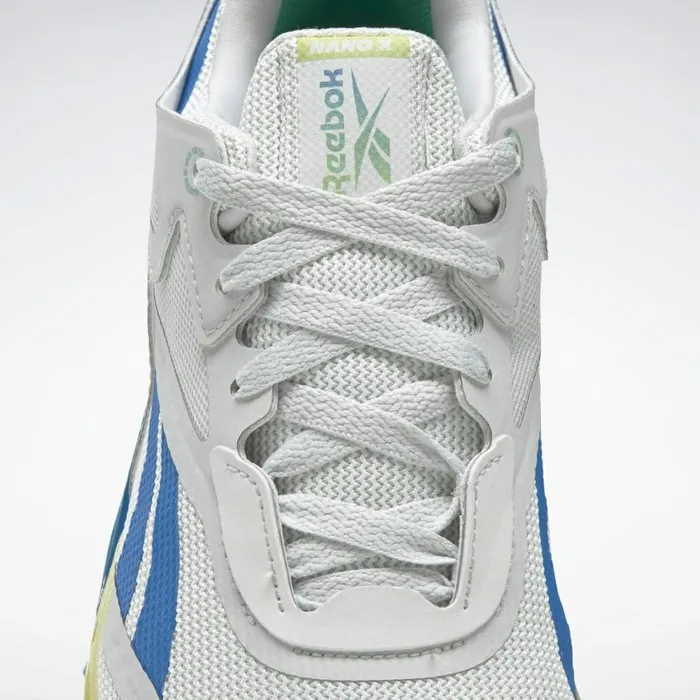 Nano Womens Reebok Nano X Training Shoes True Grey 1 Horizon Blue Chartreuse