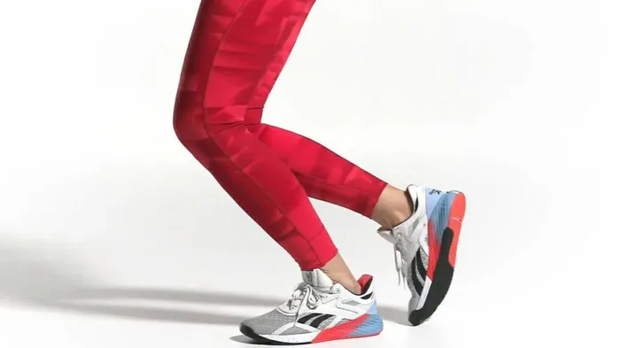 Nano Womens Reebok Nano X Training Shoes White Fluid Blue Vivid Orange