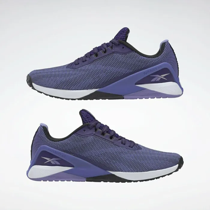 Nano Womens Reebok Nano X1 Grit Training Shoes Dark Orchid Core Black Hyper Purple