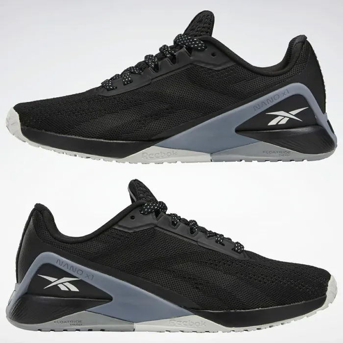 Nano Womens Reebok Nano X1 Training Shoes Black Cool Shadow Cold Grey 4