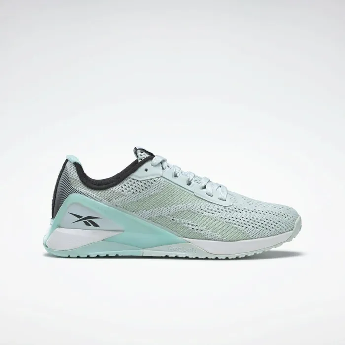 Nano Womens Reebok Nano X1 Training Shoes Chalk Blue Digital Glow White
