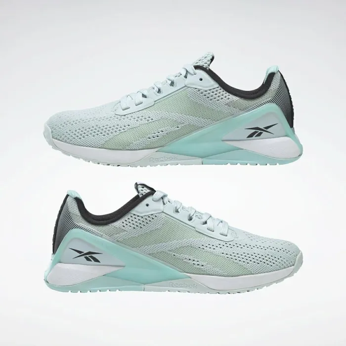 Nano Womens Reebok Nano X1 Training Shoes Chalk Blue Digital Glow White