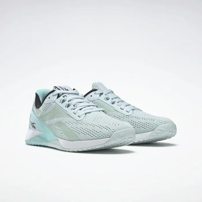 Nano Womens Reebok Nano X1 Training Shoes Chalk Blue Digital Glow White