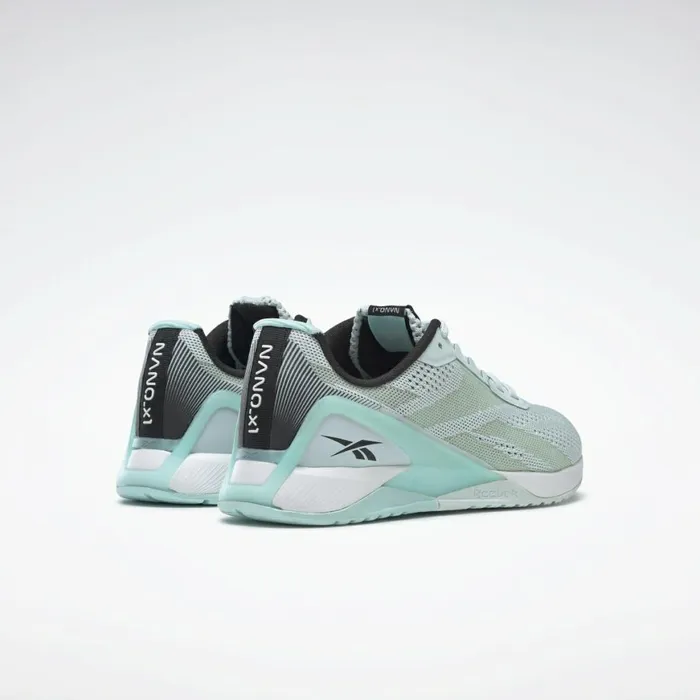 Nano Womens Reebok Nano X1 Training Shoes Chalk Blue Digital Glow White