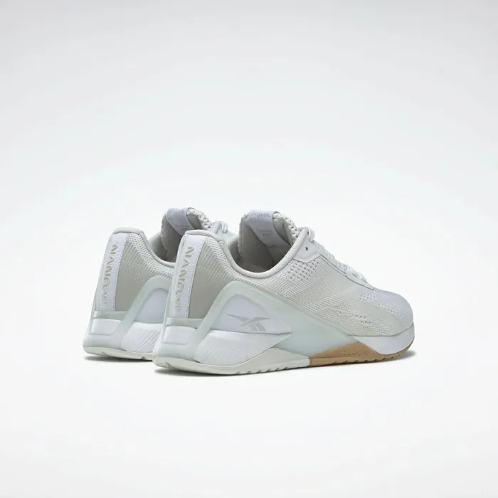 Nano Womens Reebok Nano X1 Training Shoes Ftwr White True Grey 1 Reebok Rubber Gum01