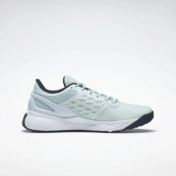 Nano Womens Reebok Nanoflex TR Training Shoes Chalk Blue Vector Navy Ftwr White