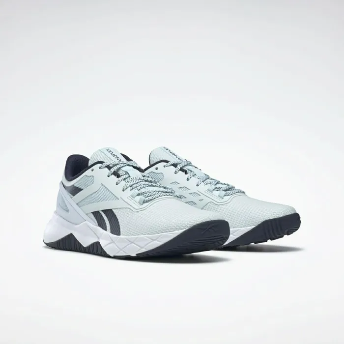 Nano Womens Reebok Nanoflex TR Training Shoes Chalk Blue Vector Navy Ftwr White