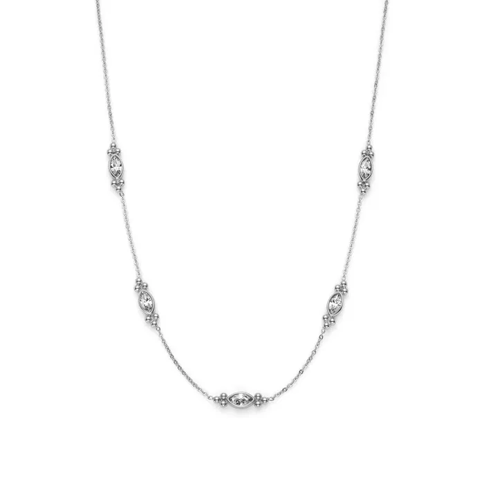 Necklaces Women Olivia Burton Dainty Silver Tone Necklace