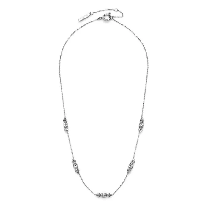 Necklaces Women Olivia Burton Dainty Silver Tone Necklace