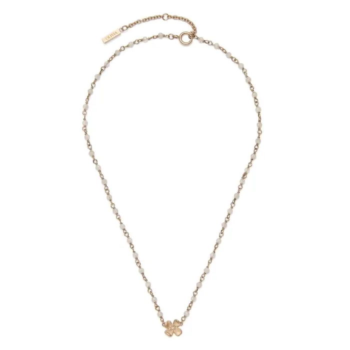 Necklaces Women Olivia Burton Dogwood Rose Gold Plated Beaded Charm Necklace