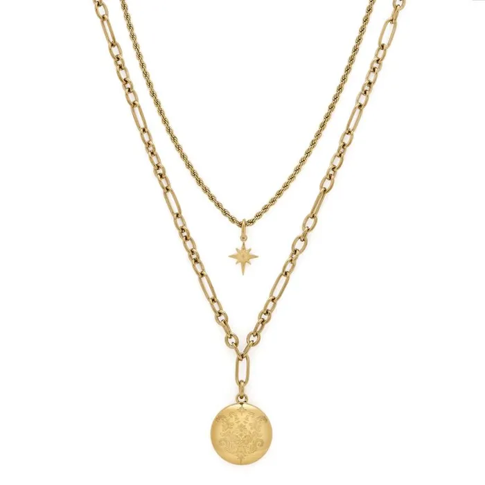 Necklaces Women Olivia Burton Ever Stacked Gold Plated MultiChain Necklace