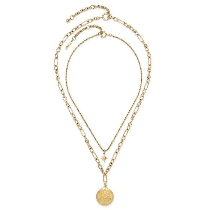 Necklaces Women Olivia Burton Ever Stacked Gold Plated MultiChain Necklace