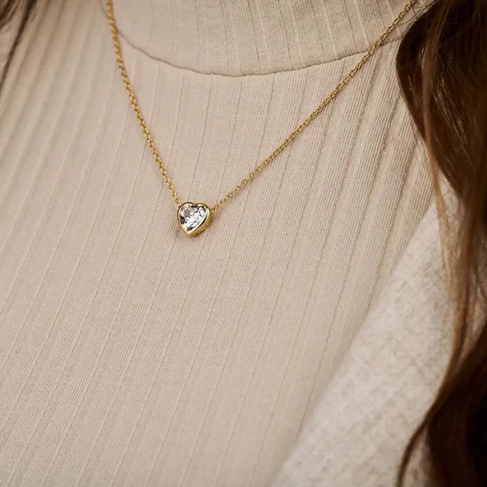 Necklaces Women Olivia Burton Gold Heart Necklace
